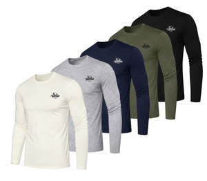 Wholesale Men's Long Sleeve Running <b>Tshirt</b> Quick Dry 100% Nylon High Quality Regular Fit Blank Patterned Hip Hop Knitted <b>Tshirt</b> - Product Image 1