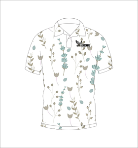 เสื้อโปโลพิมพ์ลายพฤกษศาสตร์สำหรับผู้ชาย แขนสั้น สวมใส่สบาย เหมาะสำหรับฤดูร้อน เล่นกอล์ฟ น้ำหนักเบา มีปก แฟชั่น - Product Image 5