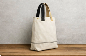 Custom Logo <b>Canvas</b> <b>Tote</b> Bag for Shopping with Elegant Logo Printing Medium Size Hand Length Handle Gift Bag Pockets - Product Image 6