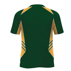 เสื้อยืดแขนสั้นผ้าฟลีซพิมพ์ลายแบบซับลิเมชั่นสำหรับผู้ชาย ผ้าฝ้าย 100% เป็นมิตรกับสิ่งแวดล้อม แห้งเร็ว ระบายอากาศได้ดี 300 กรัม ป้องกันรอยยับ - Product Image 5