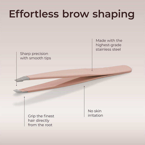 HARBOR INDUSTRY Professional High Quality Stainless Steel <b>Eyebrow</b> Tweezers Precision <b>Hair</b> <b>Removal</b> Pointed Handmade Ergonomic - Product Image 2