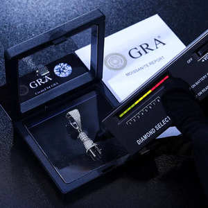 Collar con Colgante Clásico para Hombre de Plata de Ley 925, Estilo Hip Hop, con Incrustaciones de Moissanita VVS1, Diseño Pequeño y Elegante - Product Image 5