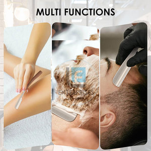 Fabricant de premier plan, vente en gros de rasoirs à lames droites en acier inoxydable de haute qualité avec manche en bois, dernier style, prix bas - Product Image 4