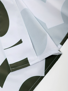 Conjunto de Camisa y Pantalones Cortos con Estampado Gráfico Verde para Hombre, Estilo Casual, Tendencia de Moda Urbana para la Playa, para el Verano - Product Image 6