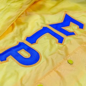 Sigma Gamma Rho Double Stitched Embroidered Windbreaker <b>Jacket</b> <b>Women</b> Custom Sorority Greek Letter Line <b>Jacket</b> <b>Lightweight</b> Casual - Product Image 6