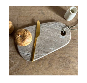 Planche à découper en marbre durable multifonctionnelle de forme carrée, épaisseur 1,5 cm, personnalisable, pour cuisine, compatible lave-vaisselle, vente en gros - Product Image 3