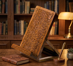 Cell Phone Stand Wooden <b>Tablet</b> Stand for Desktop Wood Cell Phone <b>Holder</b> Desk <b>Tablet</b> <b>Holder</b> Mobile Stand book <b>Holder</b> for Decor - Product Image 6