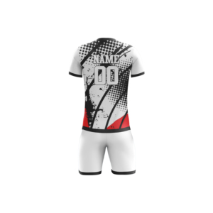 เสื้อฟุตบอลเด็ก โพลีเอสเตอร์ 100% แห้งเร็ว ระบายอากาศได้ดี ชุดกีฬาเยาวชน ขายส่ง - Product Image 2