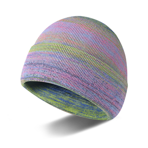 wholesale custom printed logo 100% <b>wool</b> winter <b>beanie</b> hat super quality breathable adult knit headwear supplier - Product Image 3