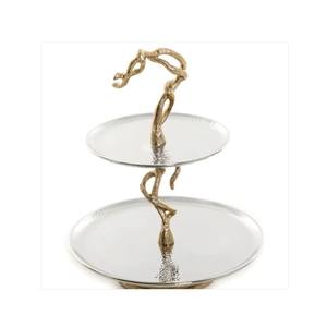 Base Redonda Negra Atractiva con Base Dorada en Forma de Pata de Gallina, Ideal para Exhibir Pasteles de Chocolate, Postres, Mesa de Fiesta y Decoración del Hogar - Product Image 3