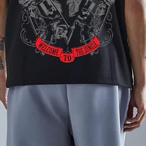 T-shirts surdimensionnés personnalisés par le fabricant, 100% coton, t-shirt graphique hip-hop pour hommes, impression numérique DTG - Product Image 6
