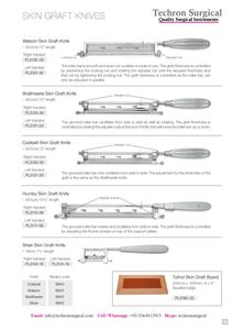 Couteau à greffer en peau d'argent à manche plaqué or de 190mm - Product Image 6