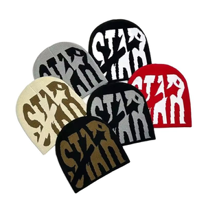 Cuffed Beanies Custom Logo <b>Winter</b> Knit <b>Hats</b> for Men and <b>Women</b> with Embroidered Branding for Streetwear Collections - Product Image 1