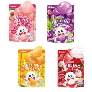 Cokoc Grape Bliss Caramelo de Goma Pelada Suave con Sabor a Uva Jugosa 75g - Product Image 3