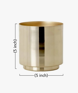 Prix abordable Pots de fleurs vase à fleurs en métal de la meilleure qualité panier rond couleur or pot de plantation pour la décoration de jardin et la maison - Product Image 2