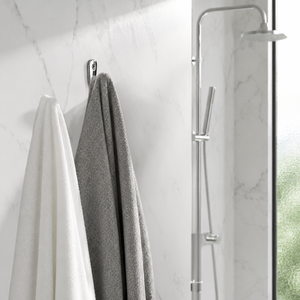 Premium Quality Single Pin Stainless Steel Cloth wall mountedSS202 Wall Mounted Heavy Duty Rustproof Towel and Coat Hanger for B - Product Image 4