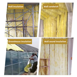 Isolation thermique des murs ou du toit avec couverture ou rouleau <span class=keywords><strong>de</strong></span> <span class=keywords><strong>laine</strong></span> <span class=keywords><strong>de</strong></span> <span class=keywords><strong>verre</strong></span> en feuille d'aluminium ou feutre en bobine <span class=keywords><strong>de</strong></span> <span class=keywords><strong>laine</strong></span> <span class=keywords><strong>de</strong></span> fibre <span class=keywords><strong>de</strong></span> <span class=keywords><strong>verre</strong></span> - Product Image 5