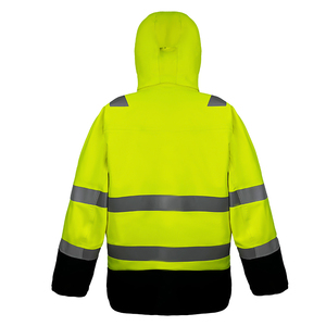 เสื้อแจ็คเก็ตนิรภัยสะท้อนแสง LED กันน้ำสำหรับงานกลางคืน ปรับแต่งโลโก้ได้ ขายดีที่สุด - Product Image 4