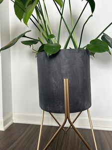 Jardinière décorative en métal faite à la main de haute qualité, pour l'intérieur et l'extérieur, avec support doré, prix de gros - Product Image 6