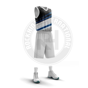 Uniforme de basket-ball classique en polyester, construction légère et durable, confort optimal, conçu pour les sports d'équipe et les performances sportives - Product Image 3