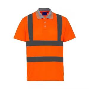 Camiseta Polo de Seguridad Impermeable con Luz LED Reflectante de Alta Visibilidad ANSI Clase 1, 100% Poliéster, Calidad Premium, Logotipo Personalizado - Product Image 4