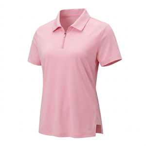 Chemises pour femmes en coton uni, style vintage, pour le travail et les affaires, coupe droite, col montant, infroissable, qui sculpte le corps, douce - Product Image 2
