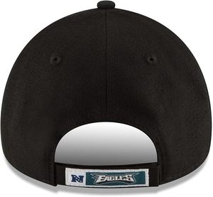 Casquette en velours réglable noire New Era Philadelphia, brodée à la machine, en polyester durable, vêtements d'équipe sportive - Product Image 3