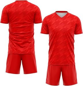 Dernier design, uniforme de football 100% polyester, nouveau style, professionnel pour adultes, couleur personnalisée, logo personnalisé, sans manches, unisexe, séchage rapide - Product Image 2