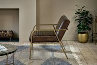 Nouvelle Arrivée - Fauteuil en Cuir Côtelé Léger et Moderne Mirai - Revêtement en Cuir Premium - Design Élégant - Meubles pour la Maison