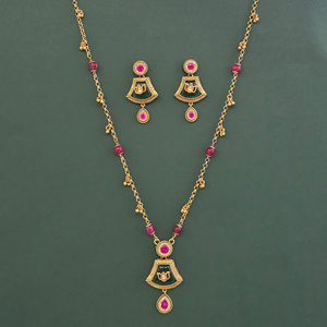 ชุดจี้มรดกโบราณพร้อม231878เคลือบทอง - Product Image 2