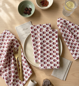 Nappe carrée moderne imprimée à la main en gros pour la maison, la cuisine, la salle à manger et l'extérieur, idéale pour les mariages et les fêtes - Product Image 6