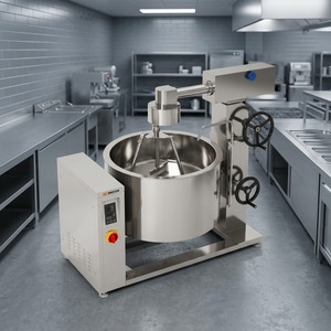 Olla de vapor con caldera giratoria por inducción Amicook 380V/440V, modelo para guisos, cocción lenta ajustable, resistente al calor, cocción eficiente - Product Image 4