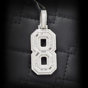 Custom HIPHOPSTAR 925 Silver Gold Plated IGI Certified Fine Cross Pendant Hip Hop Style Iced Street Moissanite Pendants Charms - Product Image 5