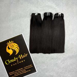 Extensiones de Cabello Virgen Vietnamita Liso Natural de Alta Calidad, Súper Doble Trama, Cutícula Alineada, Sin Procesar, Grado Premium - Product Image 3