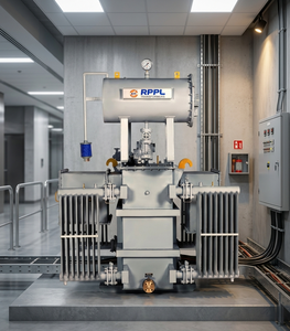 หม้อแปลงไฟฟ้ากำลังสูง ความสูญเสียต่ำ 50Hz สำหรับการจ่ายไฟ 33kV แบบสามเฟส 2500 KVA ระบบระบายความร้อนแบบ ONAN พร้อมตัวเปลี่ยนแท็ปแบบ Off-Load - Product Image 2