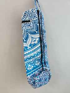 Bolsa de Yoga de Algodón Hecha a Mano con Diseño de Mandala, Cierre de Cremallera y Correas Ajustables, para Estudio de Yoga y Ejercicio - Product Image 6