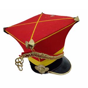 World W-Hungarian office kepi <b>hat</b> featuring black wool, a leather visor <b>Hat</b> - Product Image 2