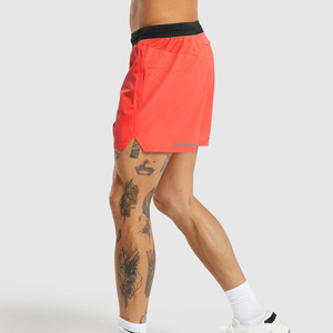 Shorts de sport pour homme, entraînement, course à pied, séchage rapide, 160 GSM, 100 % polyester, avec poche, gym, fitness, basketball, entraînement - Product Image 3