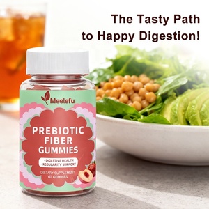 Gummies de fibres probiotiques + prébiotiques OEM/ODM pour la santé intestinale quotidienne, complément alimentaire de soutien digestif avec probiotiques et fibres - Product Image 4