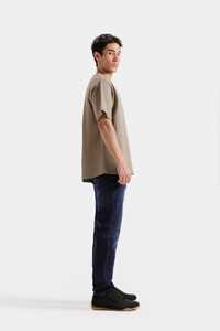 Camiseta Oversize para Hombre, de Algodón, Corte Holgado, Estilo Urbano, Hombros Caídos, Casual, con Estampado Gráfico Personalizado - Product Image 3