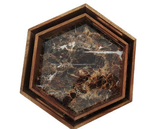 Plateau de service en bois robuste de qualité supérieure, très demandé, pour la maison, la cuisine et la restauration, disponible en grande quantité - Product Image 3