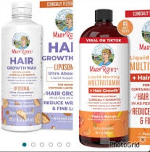Complete Mary Ruth Organic Hair Care Bundle with Anti-Dandruff <b>Liquid</b> Vitamins & Biotin for Hair Growth Healthy Hair Skin <b>Nails</b> - Product Image 4