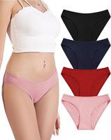 Sous-vêtements de bikini pour femmes, couleur unie, respirants, en coton tricoté, écologiques, séchage rapide, texture douce, extensibles, ODM