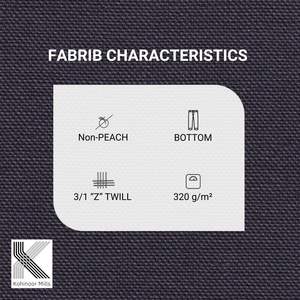 Tela de Lona 100% Algodón Resistente, 345 g/m², Teñido Ecológico, Material Duradero para Ropa de Trabajo, Pantalones Cargo y Chaquetas, Fabricante OEM al por Mayor - Product Image 3