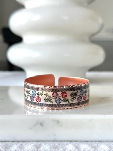 Brazalete de Cobre Premium NEHA ENTERPRISES, Hecho a Mano, Ajustable, Acabado Antiguo, Joyería de Diseño de Lujo, Regalo - Product Image 5