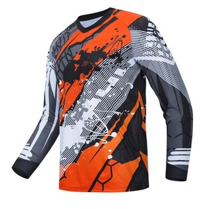 เสื้อแข่งแบบใหม่ล่าสุด เสื้อเจอร์ซีย์แข่งรถวิบากแขนยาว ทนทาน สำหรับผู้ชาย - Product Image 1