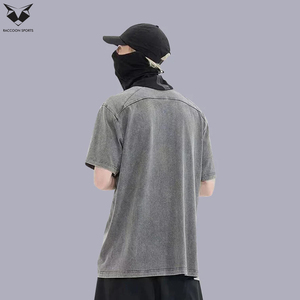 Camisetas Techwear de Estética Y2K para Hombre, Camisetas Oversize con Estampado Gráfico Gótico y Lavado Ácido, Ropa Urbana Hip Hop para Hombre - Product Image 4