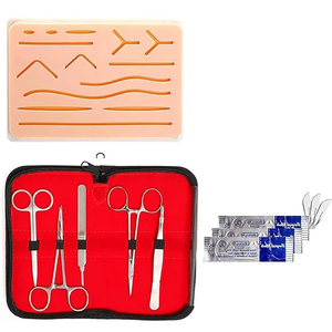 Kit de Práctica de Sutura con Instrumentos Quirúrgicos Básicos y Almohadillas de Piel para Prácticas de Corte y Sutura - Product Image 6