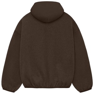Olive Green <b>Oversized</b> Hooded Sweatshirt <b>Men</b> Casual <b>Fleece</b> Knitted Pullover Autumn Regular Fit Solid Color <b>Hoodie</b> - Product Image 4