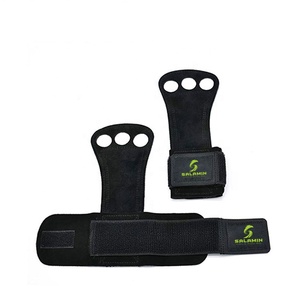 Gymnastic <b>Hand</b> Gym Grip Pads for Exercise Leather Gymnastics <b>Hand</b> Grips <b>Weight</b> Lifting Grips - Product Image 5